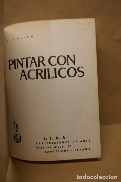 Libros de segunda mano: PINTAR CON ACRILICOS - Foto 3