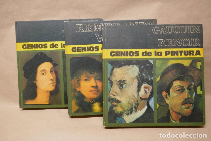 Libros de segunda mano: GENIOS DE LA PINTURA -LOTE DE 3 LIBROS - Foto 1