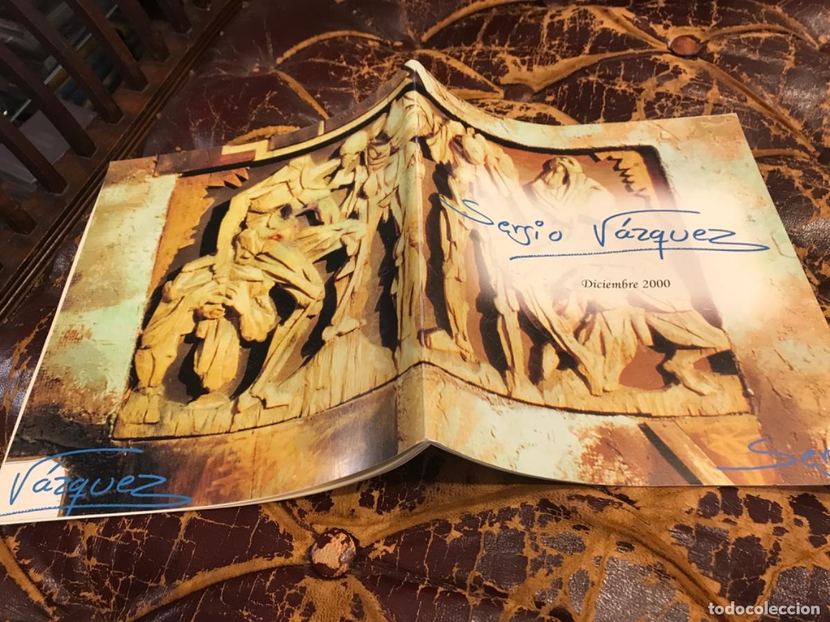 Libros de segunda mano: CAT&Aacute;LOGO. SERGIO V&Aacute;ZQUEZ. 2000, FERROL. (Dedicatoria del autor) - Foto 1