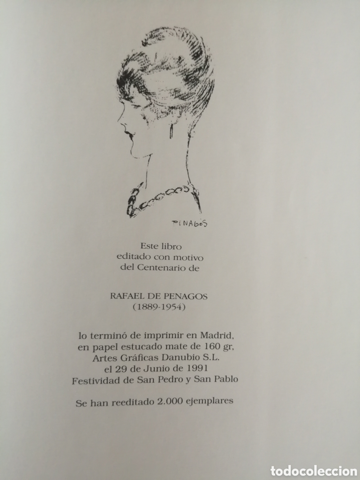 Libros de segunda mano: Penagos (1889-1954). - Foto 2