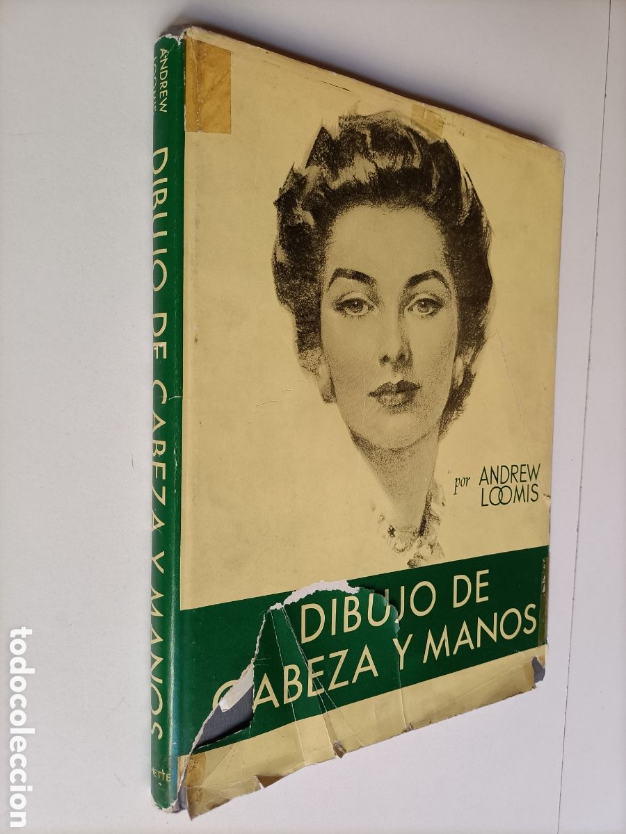 Libri di seconda mano: Dibujo de cabeza y manos. Andrew Loomis .1967., t&eacute;cnicas pintura