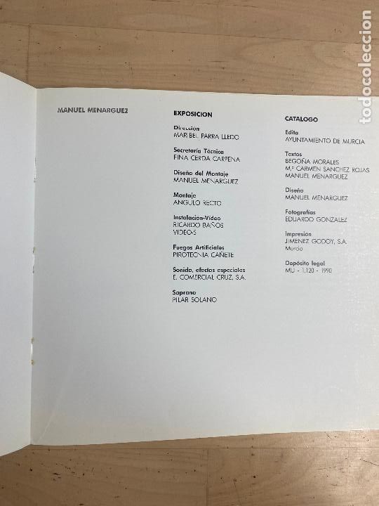 Libros de segunda mano: manuel menarguez exposicion acquamater - Foto 4