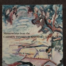 Libros de segunda mano: MASTERWORKS FROM THE CARMEN THYSSEN-BORNEMISZA COLLECTION