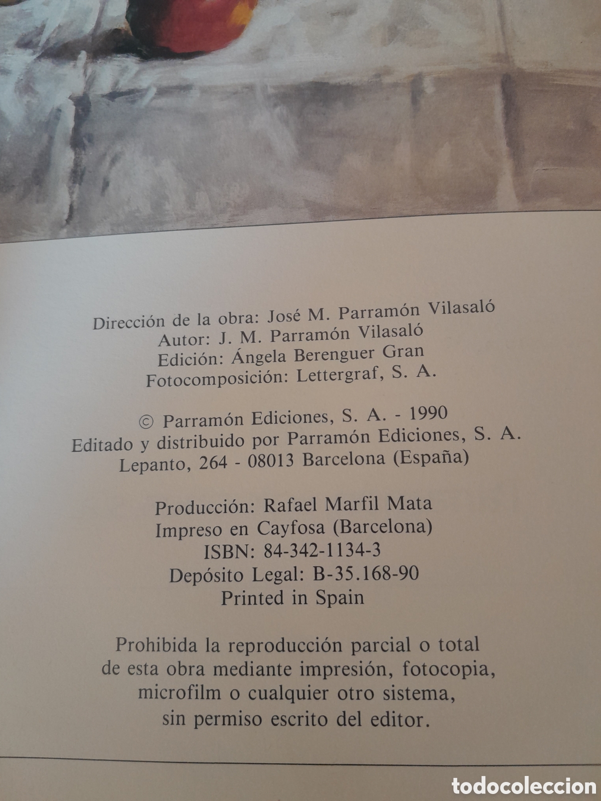 Libros de segunda mano: El bodeg&oacute;n al &oacute;leo -Jos&eacute; M.Parram&oacute;n- - Foto 5