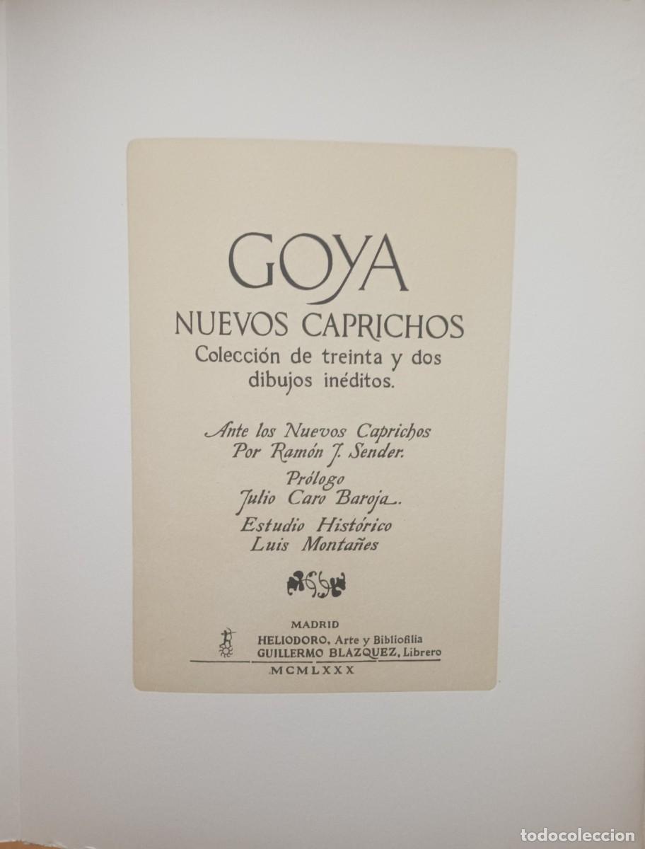Libros de segunda mano: NUEVOS CAPRICHOS (GOYA) - Foto 2