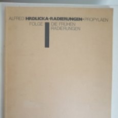 Libros de segunda mano: ALFRED HORDLICKA. RADIERUNGEN I.