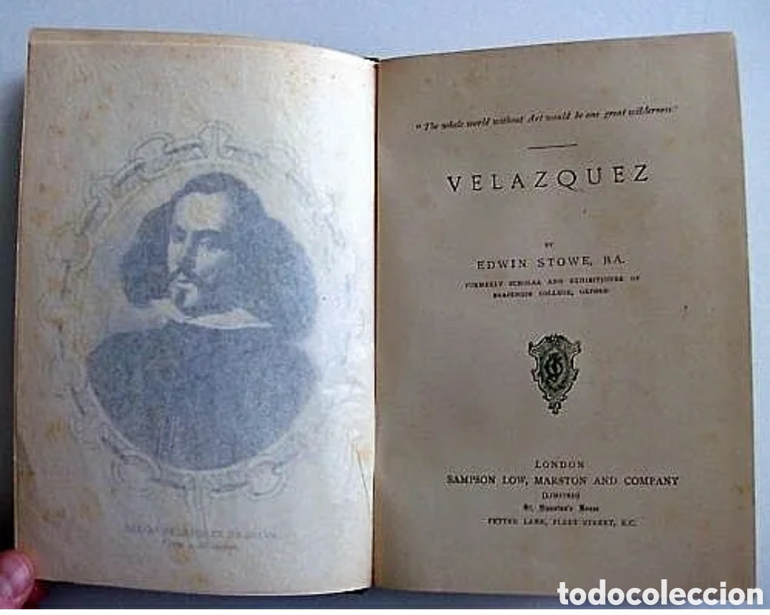 Libros de segunda mano: VELAZQUEZ. EDWIN STOWE - Foto 1