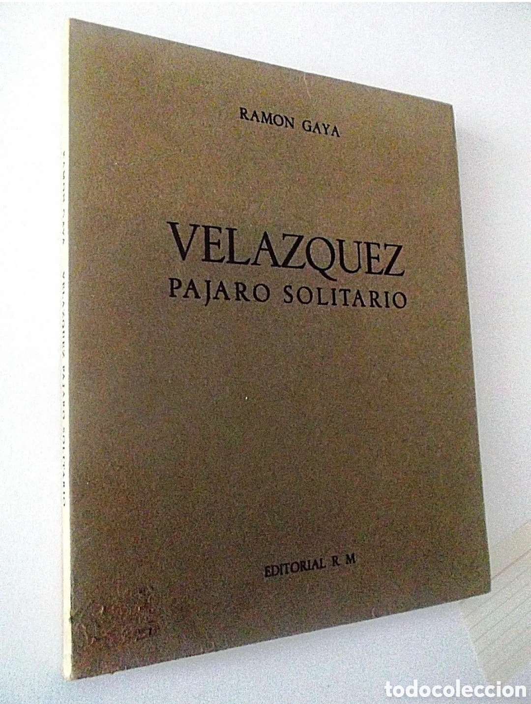 Libros de segunda mano: VEL&Aacute;ZQUEZ, P&Aacute;JARO SOLITARIO Ram&oacute;n Gay&aacute;. 1969