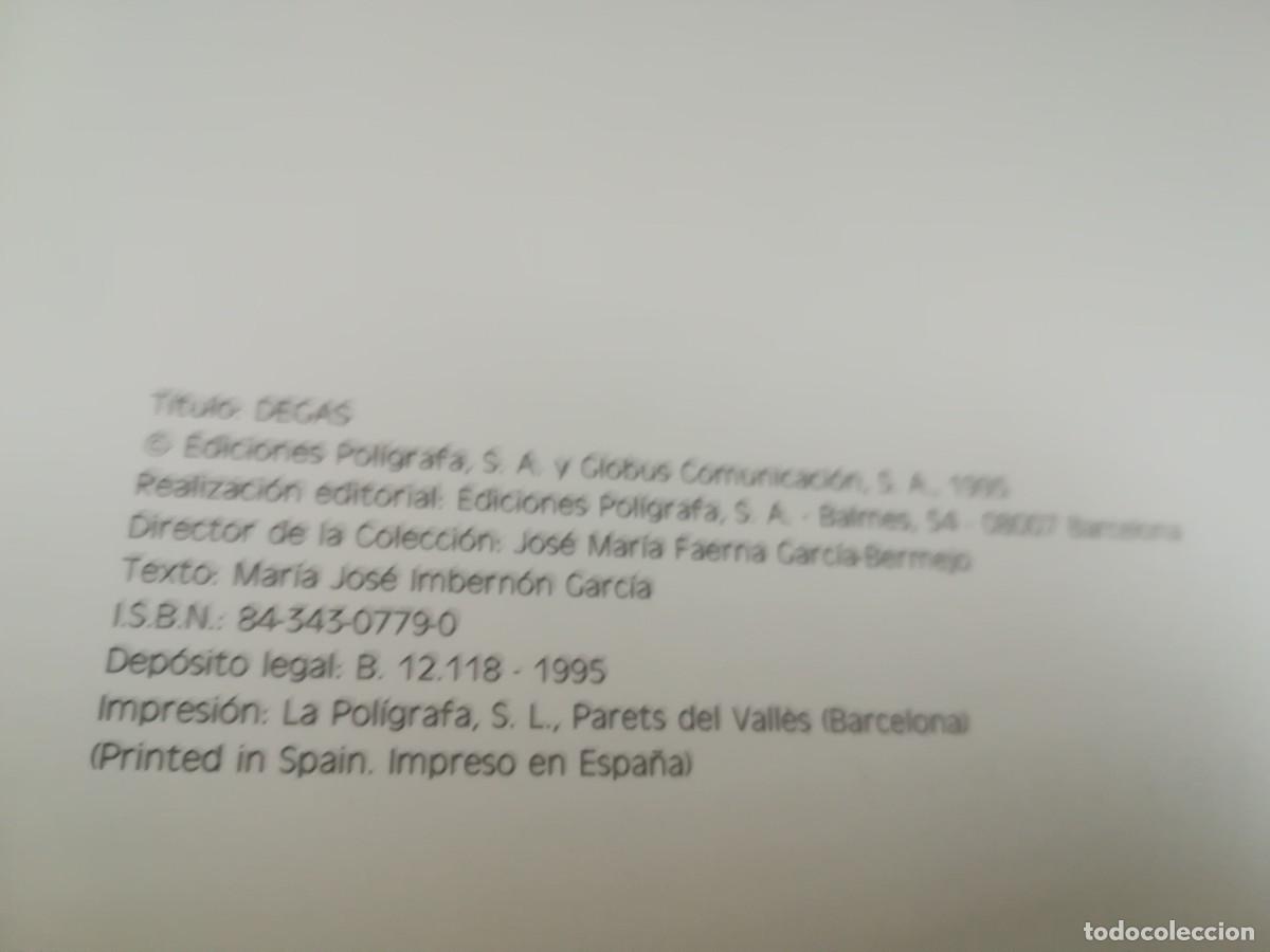 Libros de segunda mano: EDGAR DEGAS / / CONS 604-C / POLIGRAFA - Foto 6