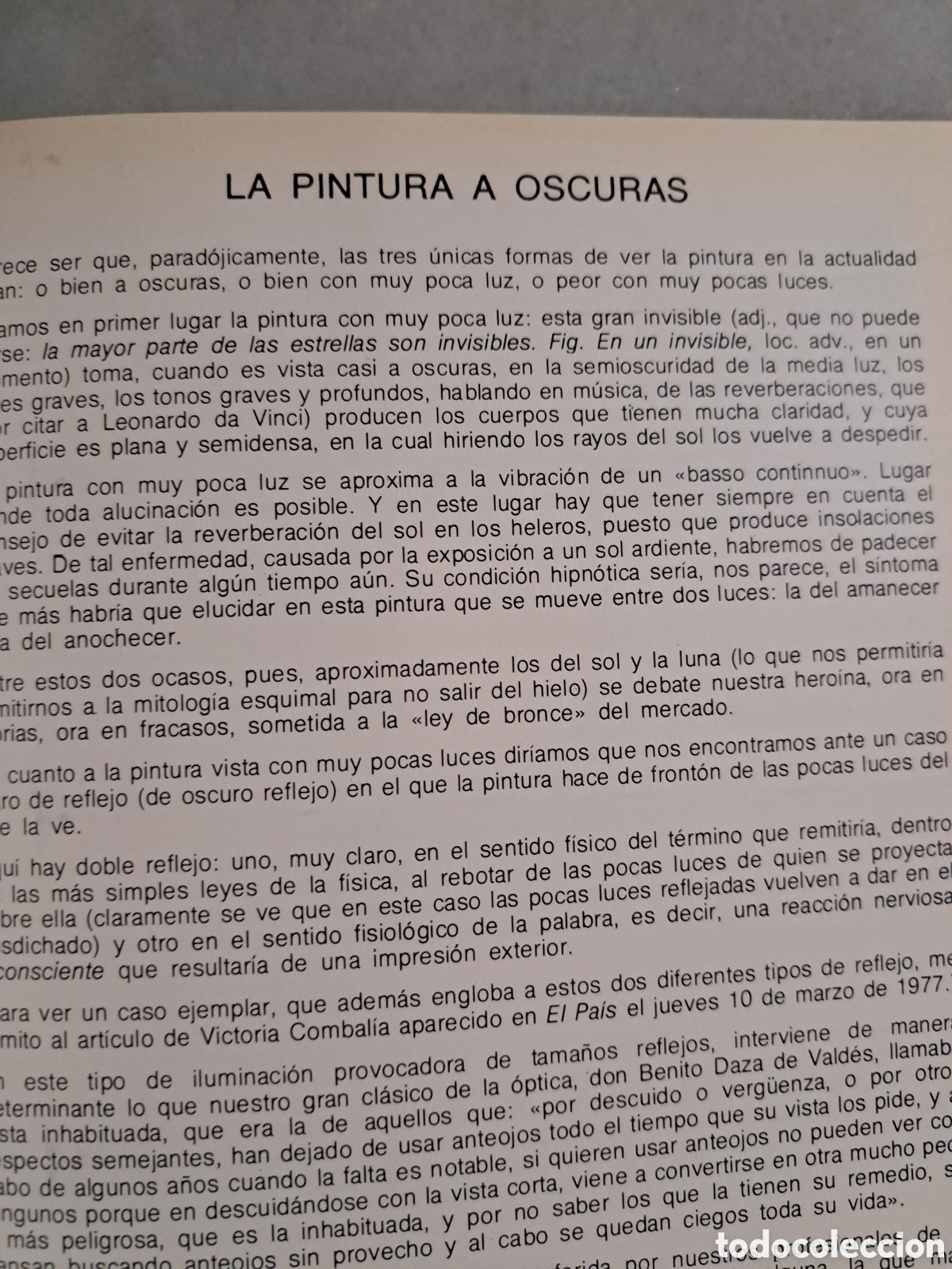 Libros de segunda mano: Cat&aacute;logo &rdquo; En la pintura &rdquo; 1977 - Foto 3