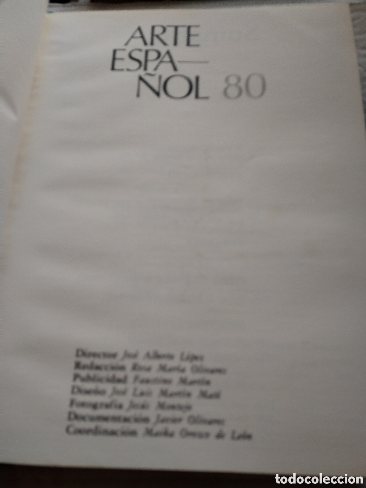 Libros de segunda mano: ARTE ESPA&Ntilde;OL 1980 - Foto 2