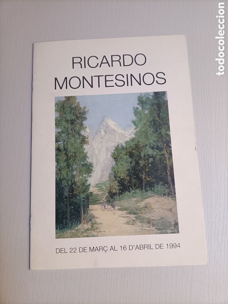 Livres d'occasion: Ricardo Montesinos Mora. Sala d'art Atelier. Barcelona 1994. Folleto galer&iacute;a