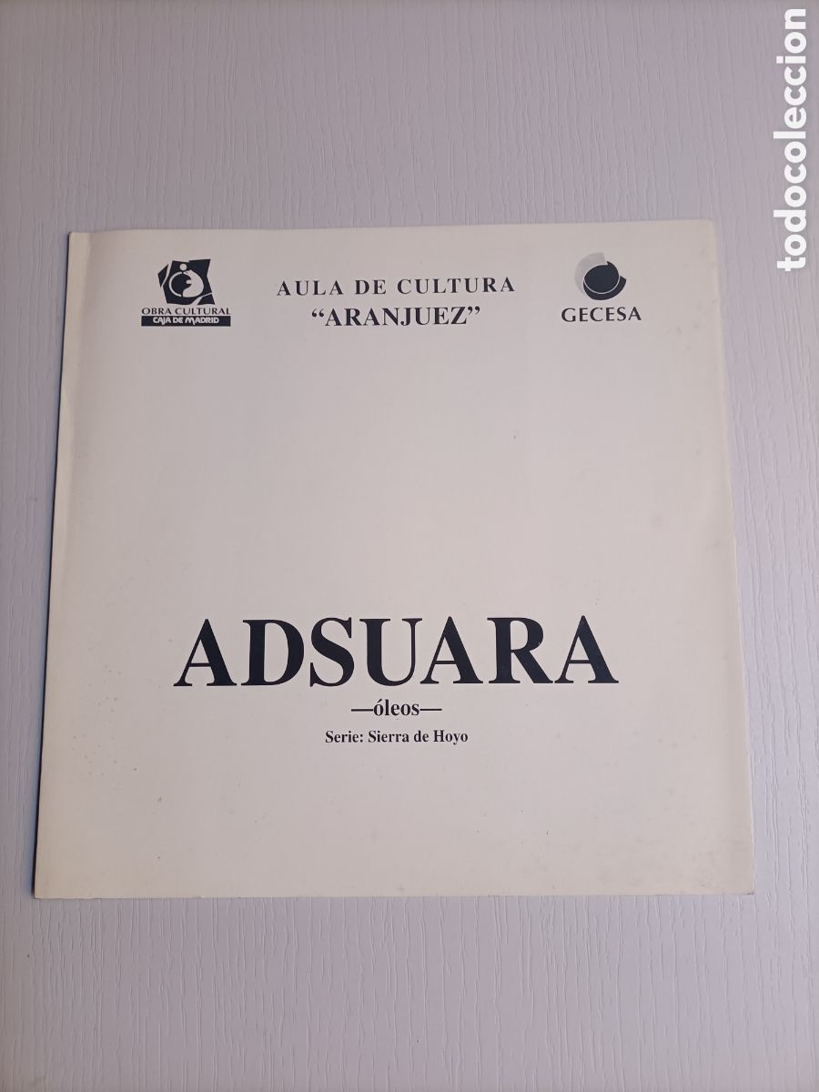 Second hand books: Adsuara . &Oacute;leos. Aranjuez aula de Cultura 1995 .. tr&iacute;ptico galer&iacute;a exposici&oacute;n folleto