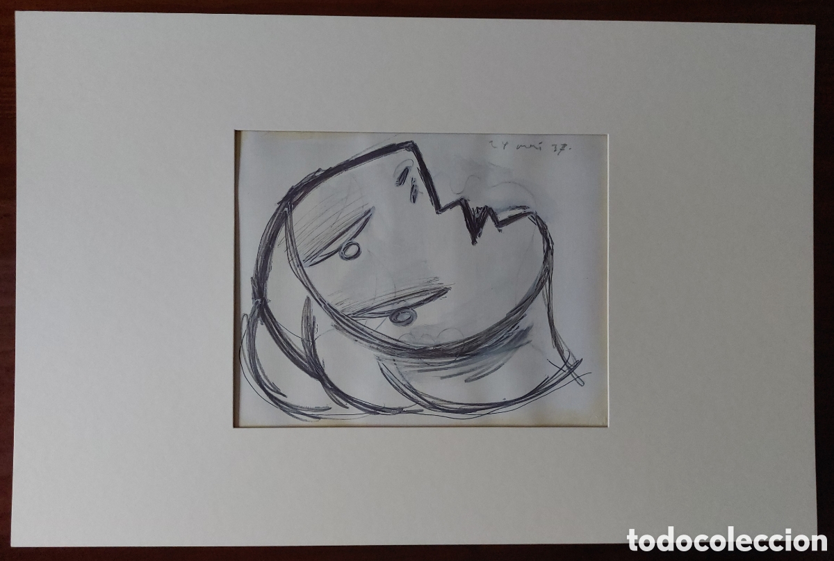 Libros de segunda mano: Facs&iacute;mil de boceto para &rdquo;Guernica&rdquo;. Pablo Picasso.