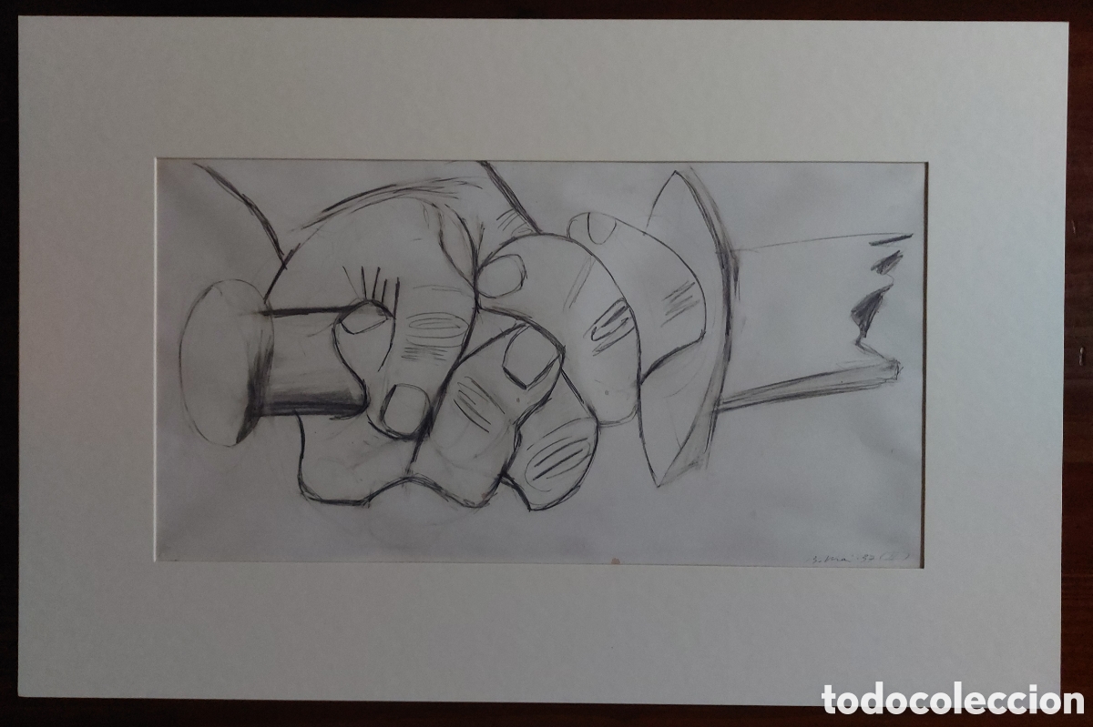 Libros de segunda mano: Facs&iacute;mil de boceto para &rdquo;Guernica&rdquo;. Pablo Picasso.