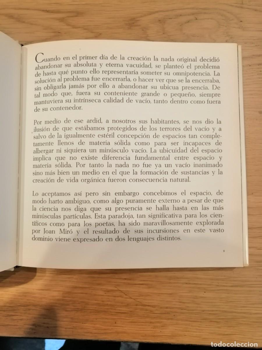 Libros de segunda mano: Creaci&oacute;n en el espacio de Joan Mir&oacute; - Foto 6