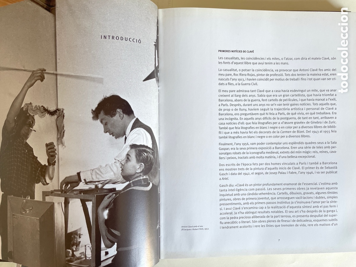 Libros de segunda mano: ANTONI CLAV&Eacute; I EL TEATRE - Foto 3