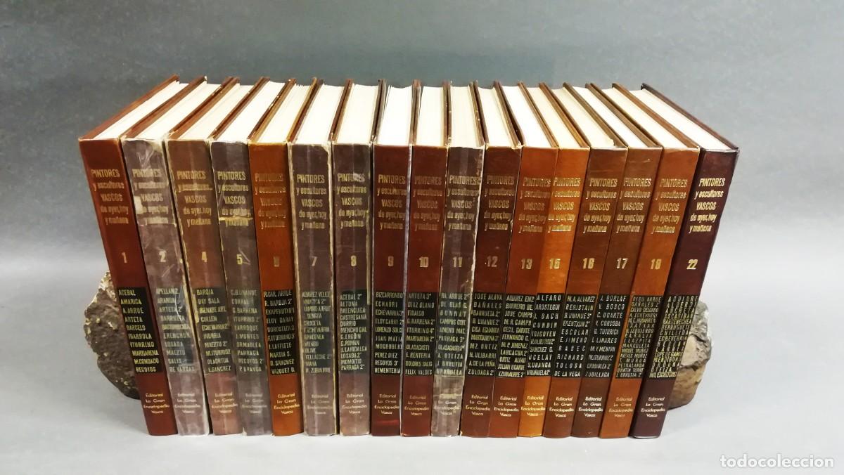 Libros de segunda mano: COLECCION PINTORES Y ESCULTORES VASCOS DE AYER, HOY Y MA&Ntilde;ANA
