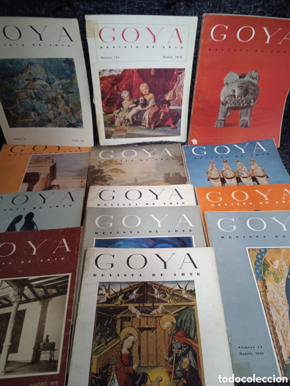 Livres d'occasion: Goya revista de arte lote 13 EJEMPLARES