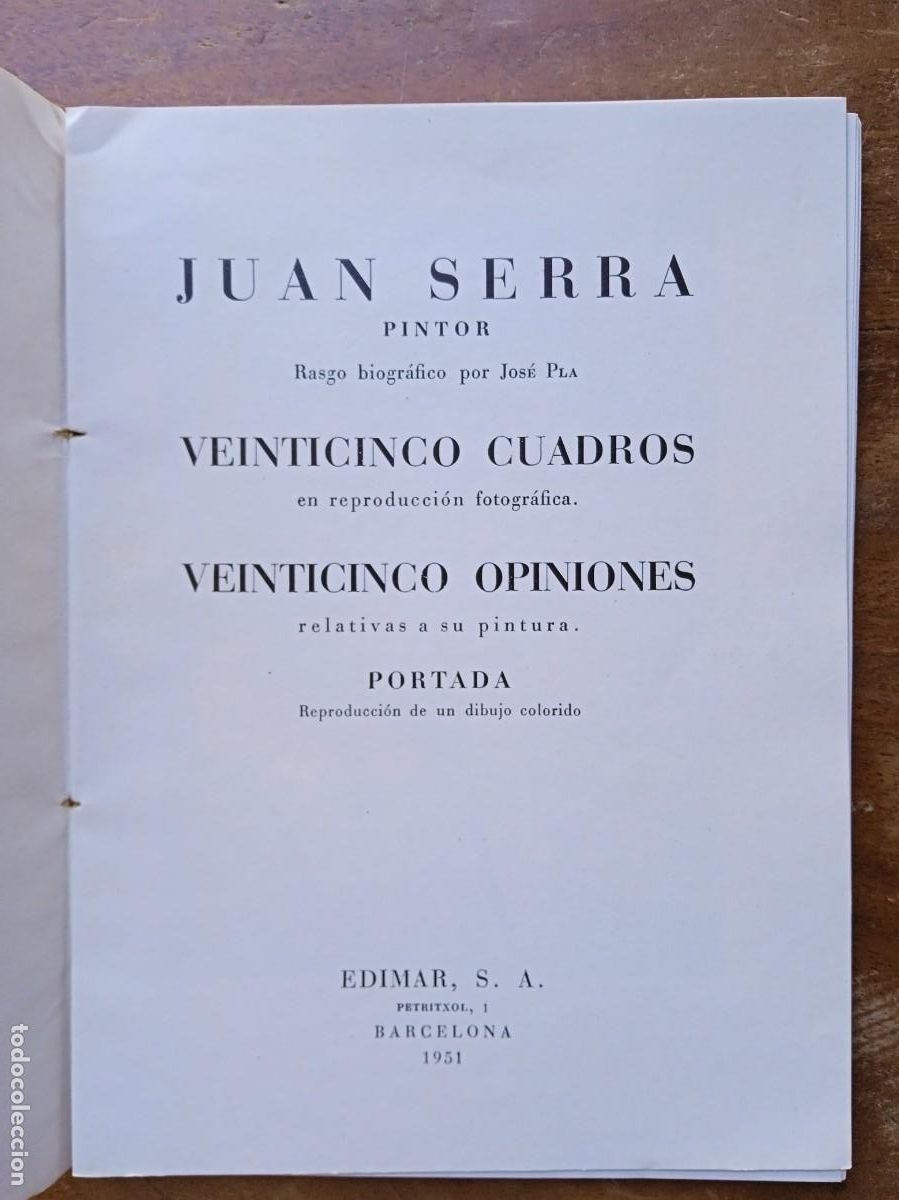 Libros de segunda mano: El pintor Juan serra - Foto 2