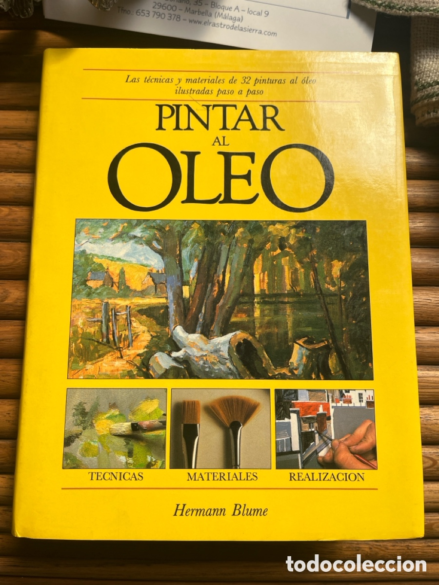 Libros de segunda mano: PINTAR AL OLEO. Hermann Blume. Libro. - Foto 1