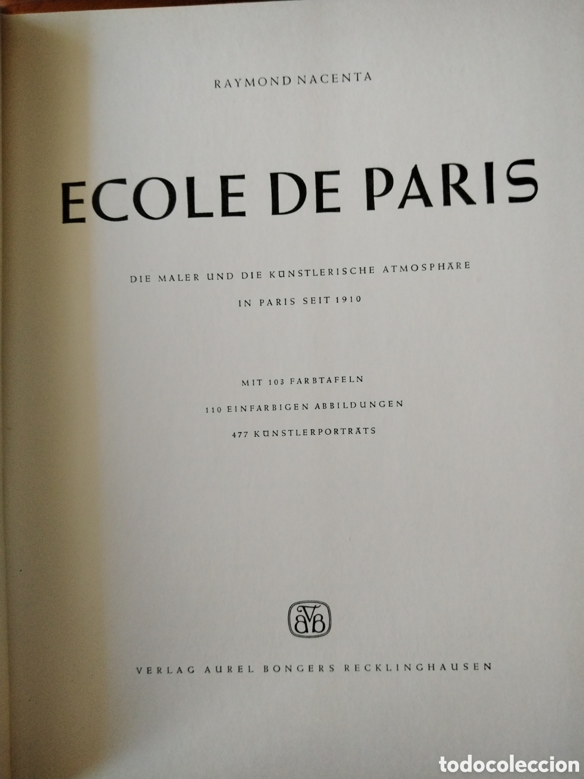 Libros de segunda mano: Ecole de Par&iacute;s. Raymond Nacenta 1960. - Foto 4