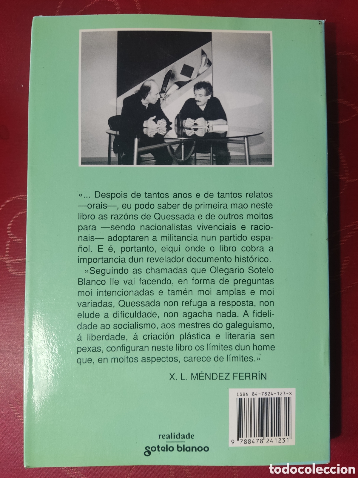 Libros de segunda mano: Conversas con Xaime Quessada - Foto 2