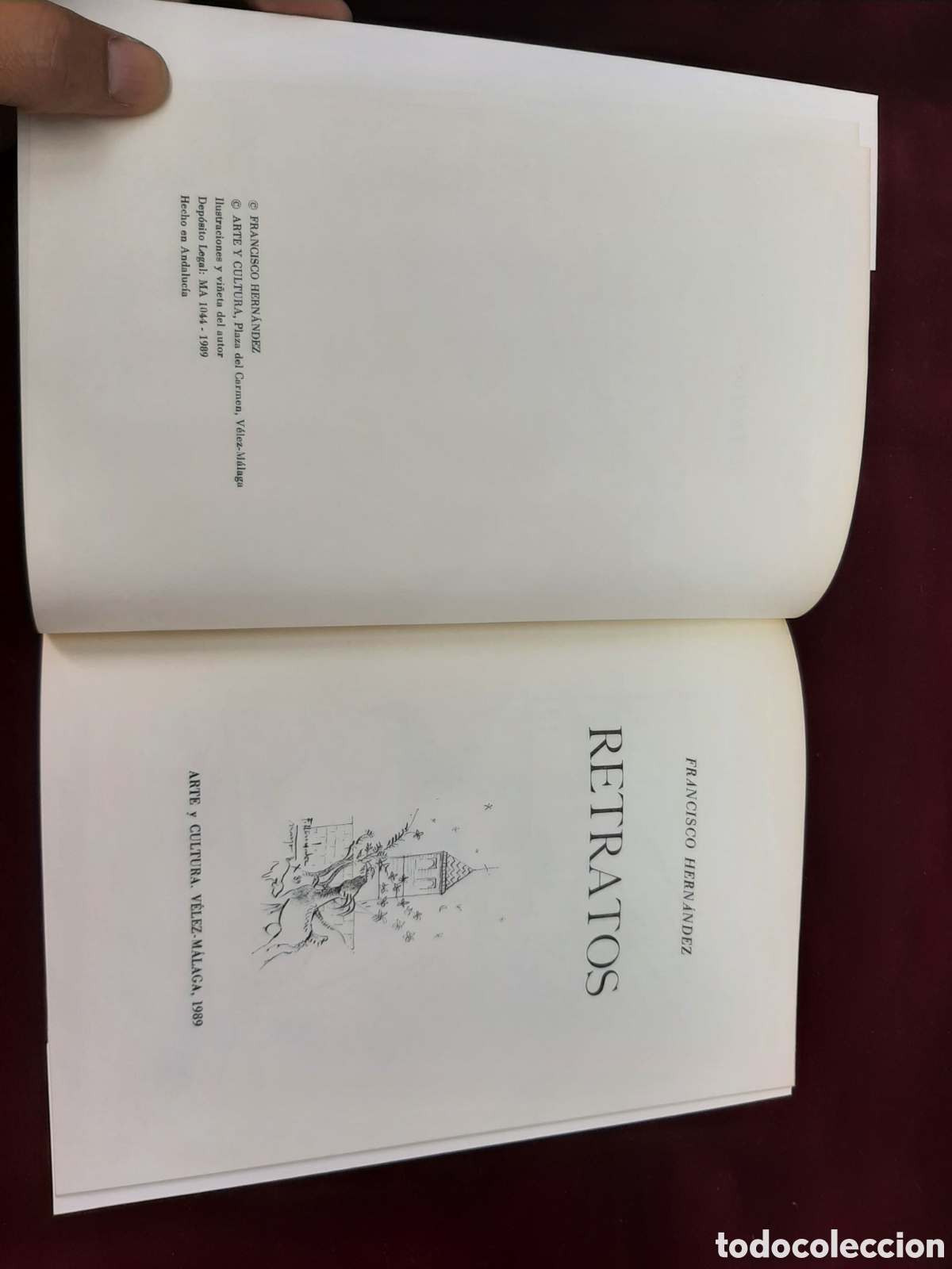 Libros de segunda mano: FRANCISCO HERN&Aacute;NDEZ. Retratos. 1989. - Foto 3