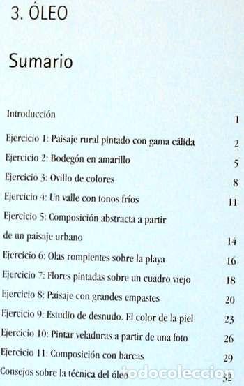 Libros de segunda mano: OLEO - EJERCICIOS PARRAM&Oacute;N - CIRCULO DE LECTORES 2000 - VER DESCRIPCI&Oacute;N E INDICE - Foto 4
