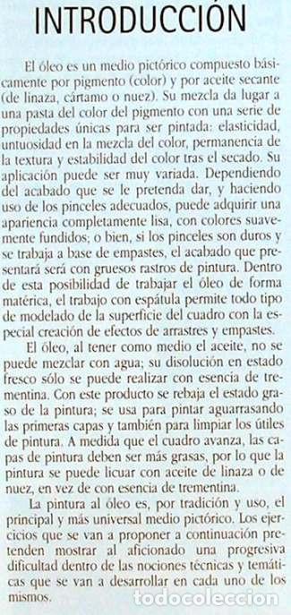 Libros de segunda mano: OLEO - EJERCICIOS PARRAM&Oacute;N - CIRCULO DE LECTORES 2000 - VER DESCRIPCI&Oacute;N E INDICE - Foto 5