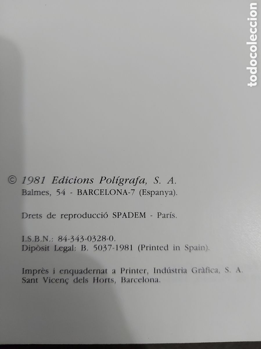 Libros de segunda mano: PICASSO a&ntilde;o 1981 - Foto 2