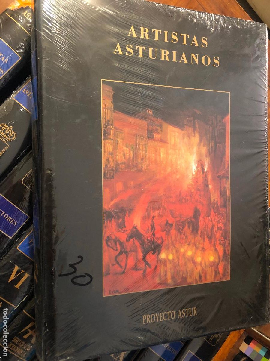 Libros de segunda mano: ARTISTAS ASTURIANOS TOMO II PROYECTO ASTUR, NUEVO PLASTIFICADO, PINTURA
