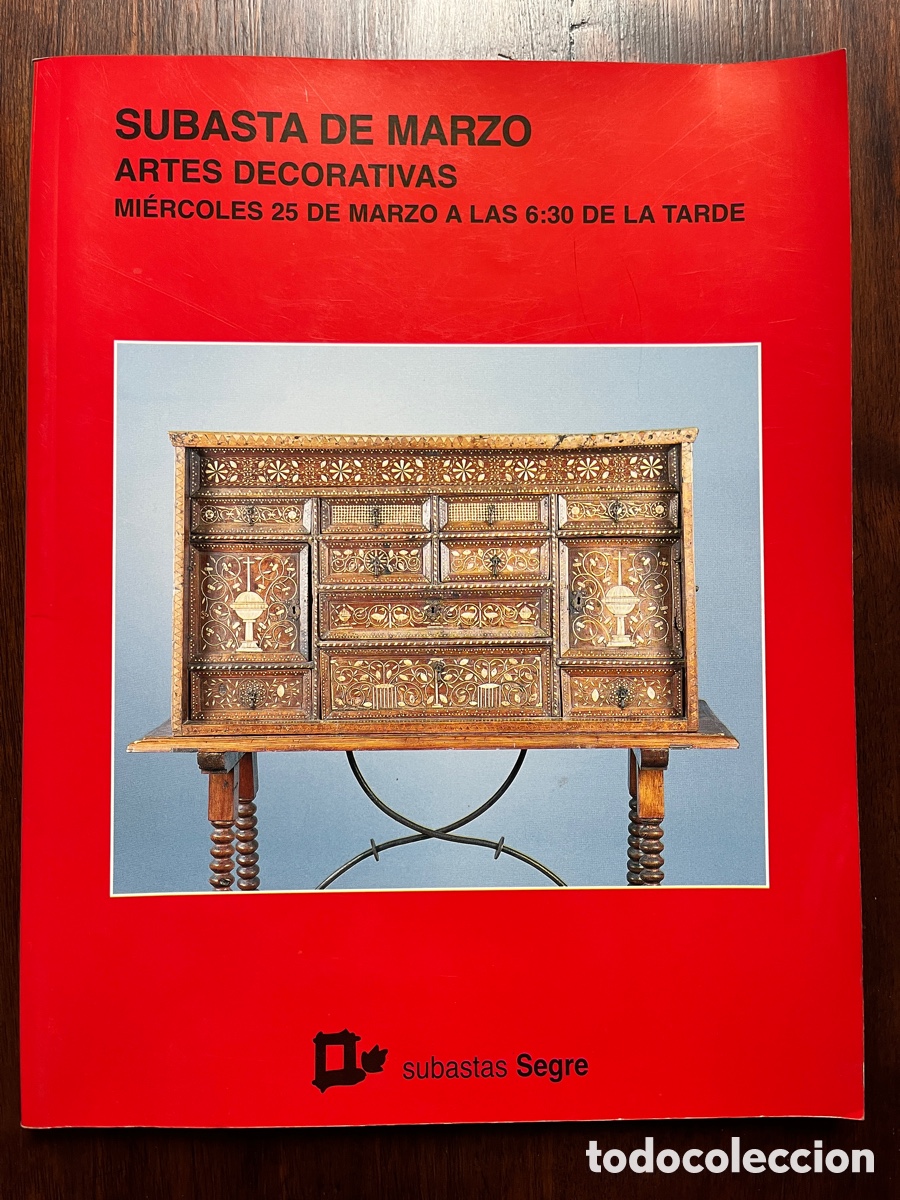 Libros de segunda mano: SUBASTAS SEGRE. CATALOGO DE SUBASTAS DE ANTIG&Uuml;EDADES