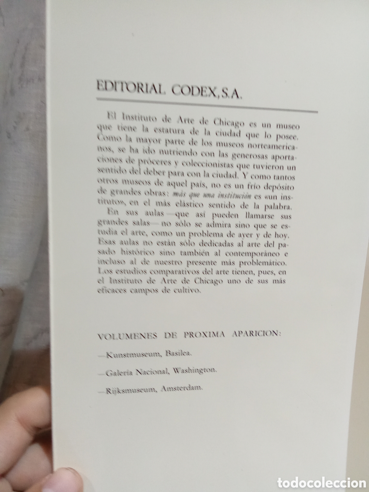 Libros de segunda mano: INSTITUTO DE ARTE MODERNO DE CHICAGO, EDITORIAL CODEX - Foto 2