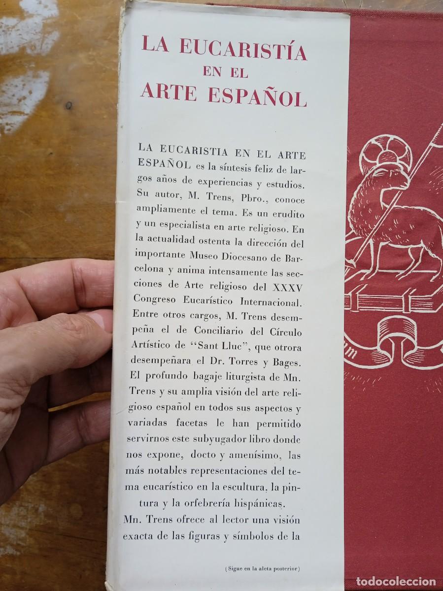 Libros de segunda mano: La eucarist&iacute;a en el arte espa&ntilde;ol 1952 - Foto 2