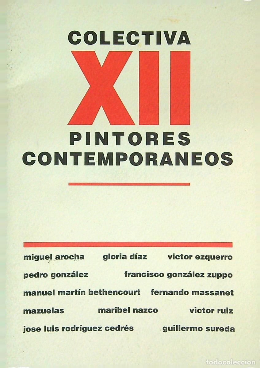 Second hand books: COLECTIVA XII PINTORES CONTEMPORANEOS - EXCONVENTO DE SAN FRANCISCO GARACHICO - 1996 - CANARIAS