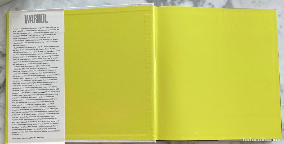 Libros de segunda mano: ANDY WARHOL POR DAVID BOURDON, LIBRO EN INGL&Eacute;S - Foto 4