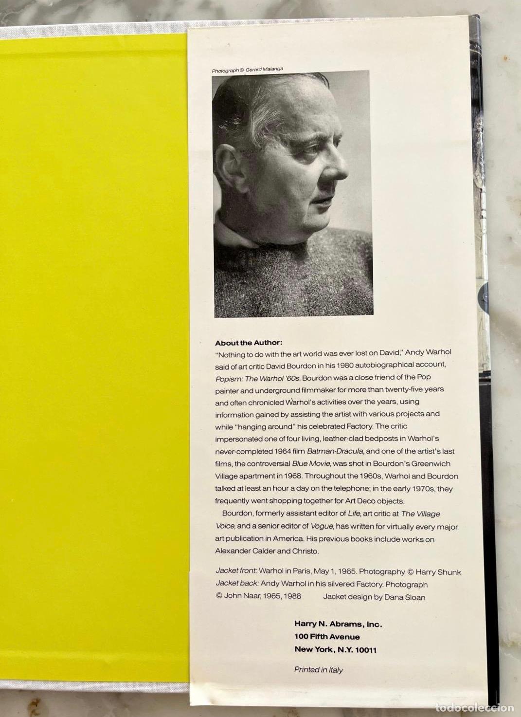 Libros de segunda mano: ANDY WARHOL POR DAVID BOURDON, LIBRO EN INGL&Eacute;S - Foto 8