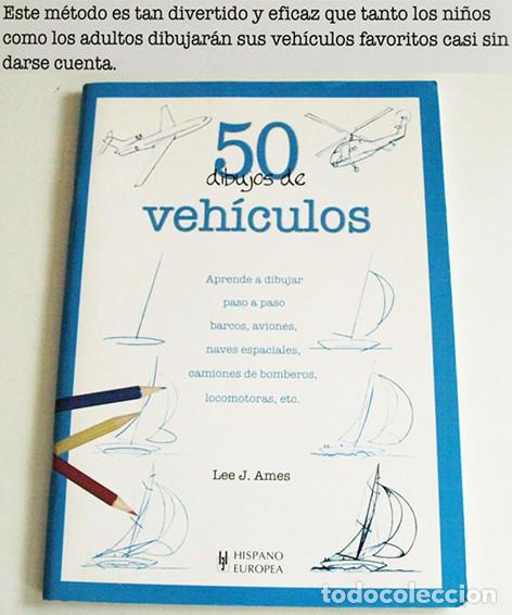 Gebrauchte B&uuml;cher: 50 DIBUJOS DE VEH&Iacute;CULOS LIBRO APRENDER A DIBUJAR AVIONES BARCOS COCHES TRENES TRANSPORTE ARTE J AMES