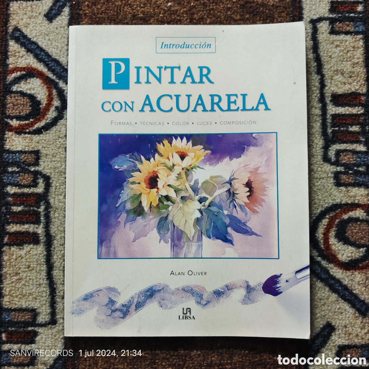 Libros de segunda mano: INTRODUCCI&Oacute;N, PINTAR CON ACUARELA (ALAN OLIVER) (LIBSA) - Foto 1