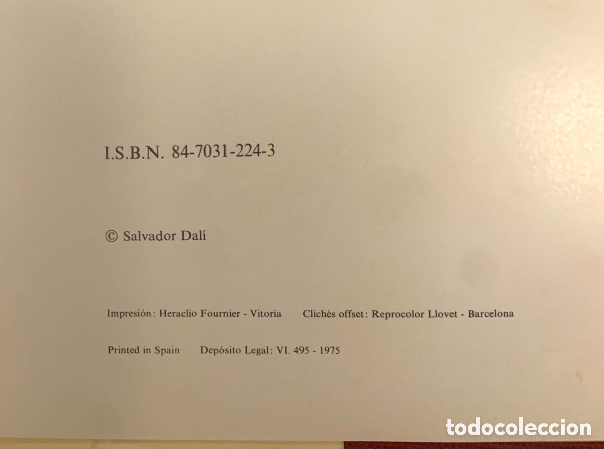 Libros de segunda mano: Todo Dal&iacute; en un Rostro - Primera Edici&oacute;n - Foto 2
