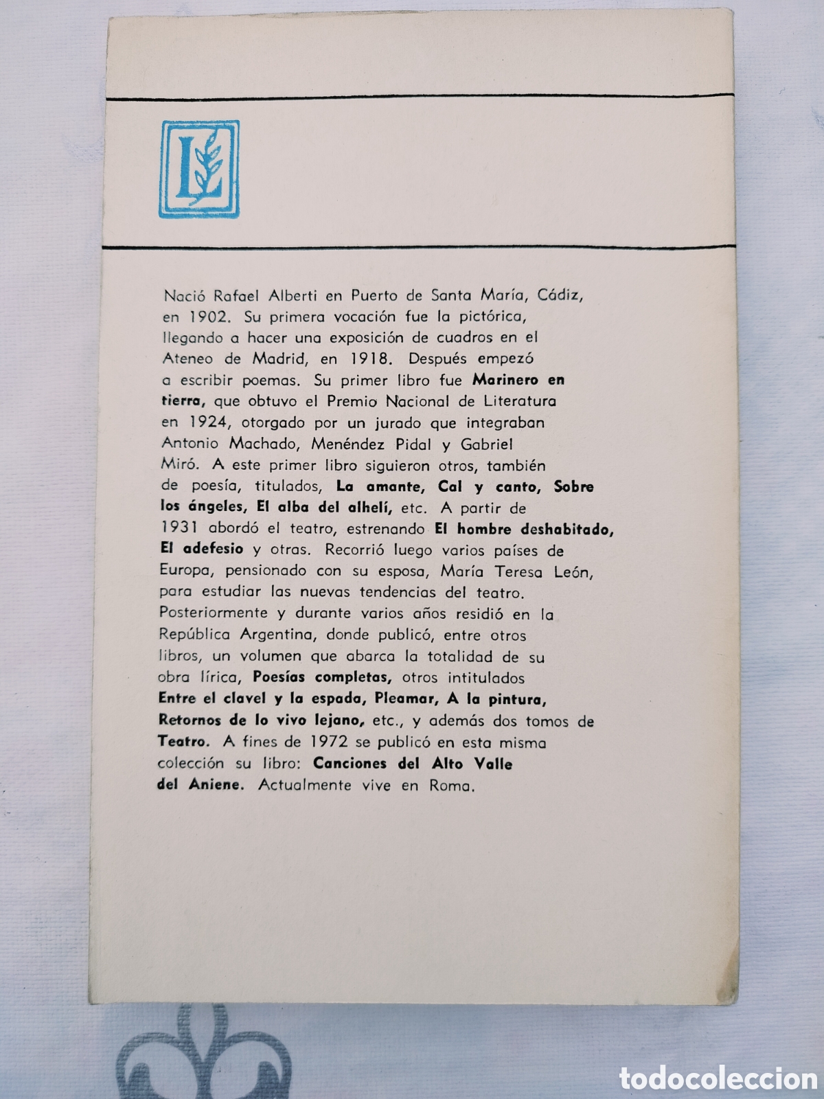 Libros de segunda mano: Libro Rafael Alberti - Foto 2