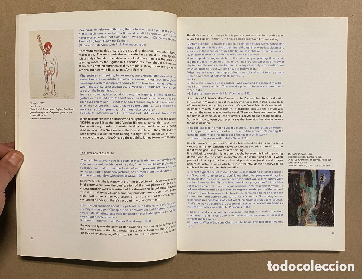 Libros de segunda mano: GEORG BASELITZ. BENEDIKT TASCHEN 1990. - Foto 4