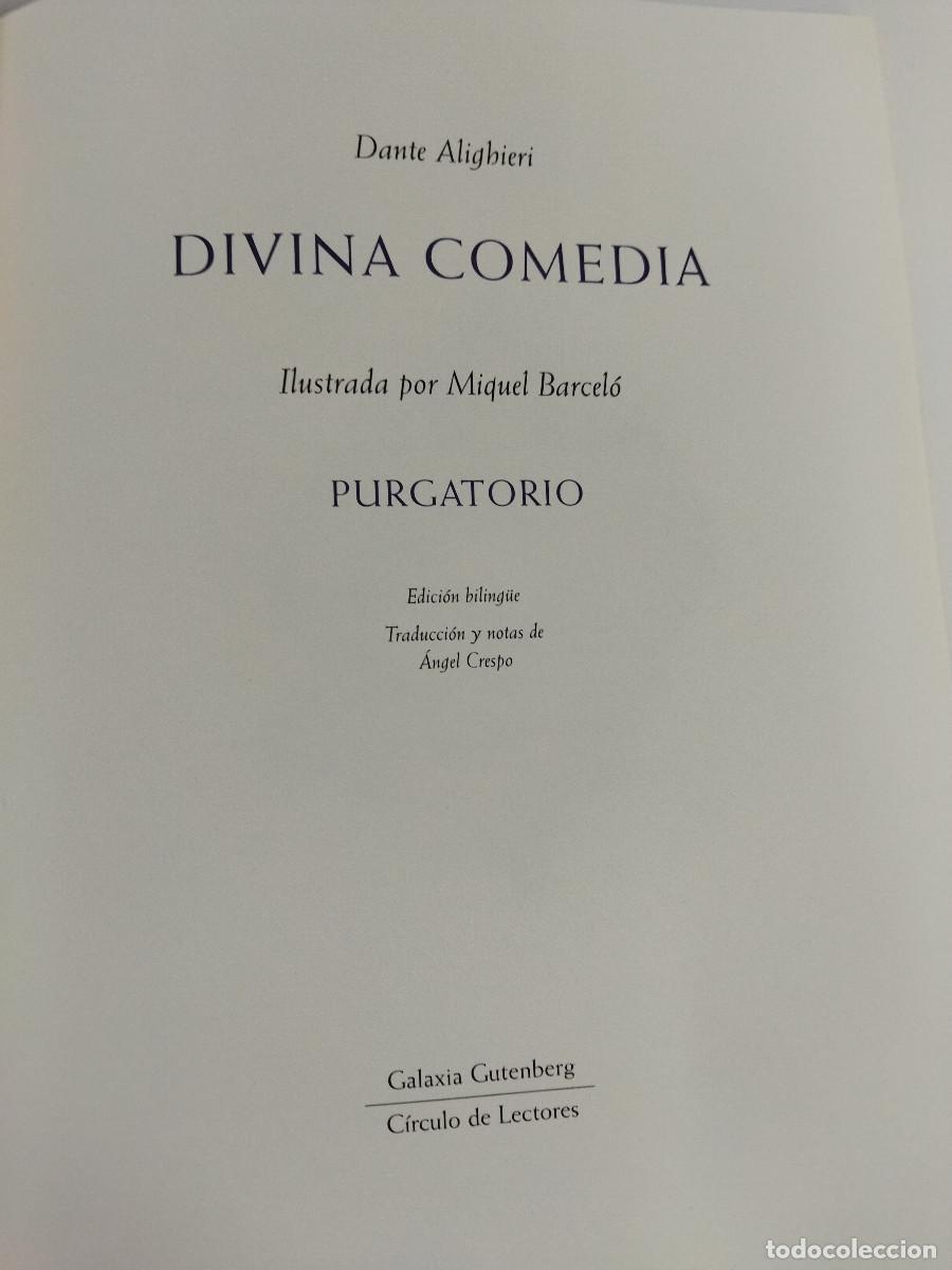 Libros de segunda mano: 3 Libros de la Divina Comedia Dante / Barcel&oacute; - Foto 11