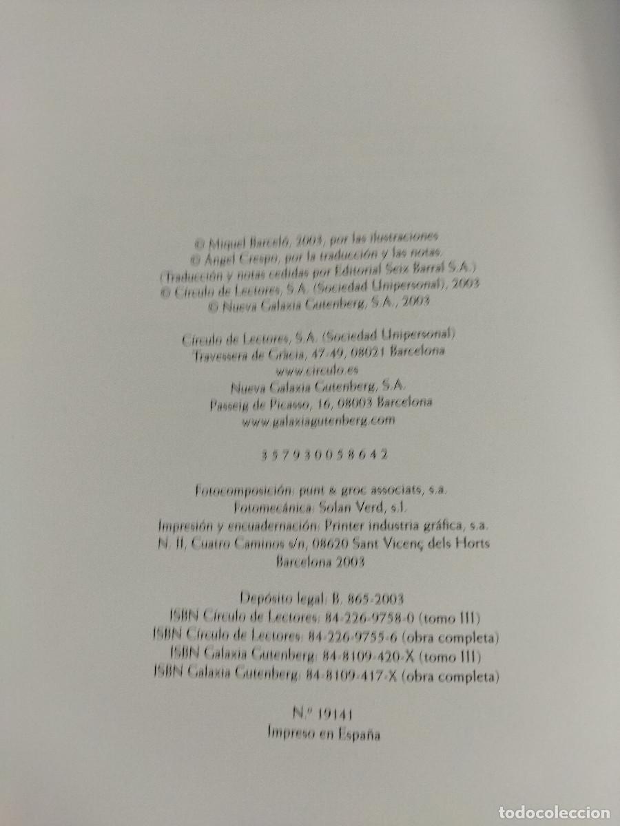 Libros de segunda mano: 3 Libros de la Divina Comedia Dante / Barcel&oacute; - Foto 13