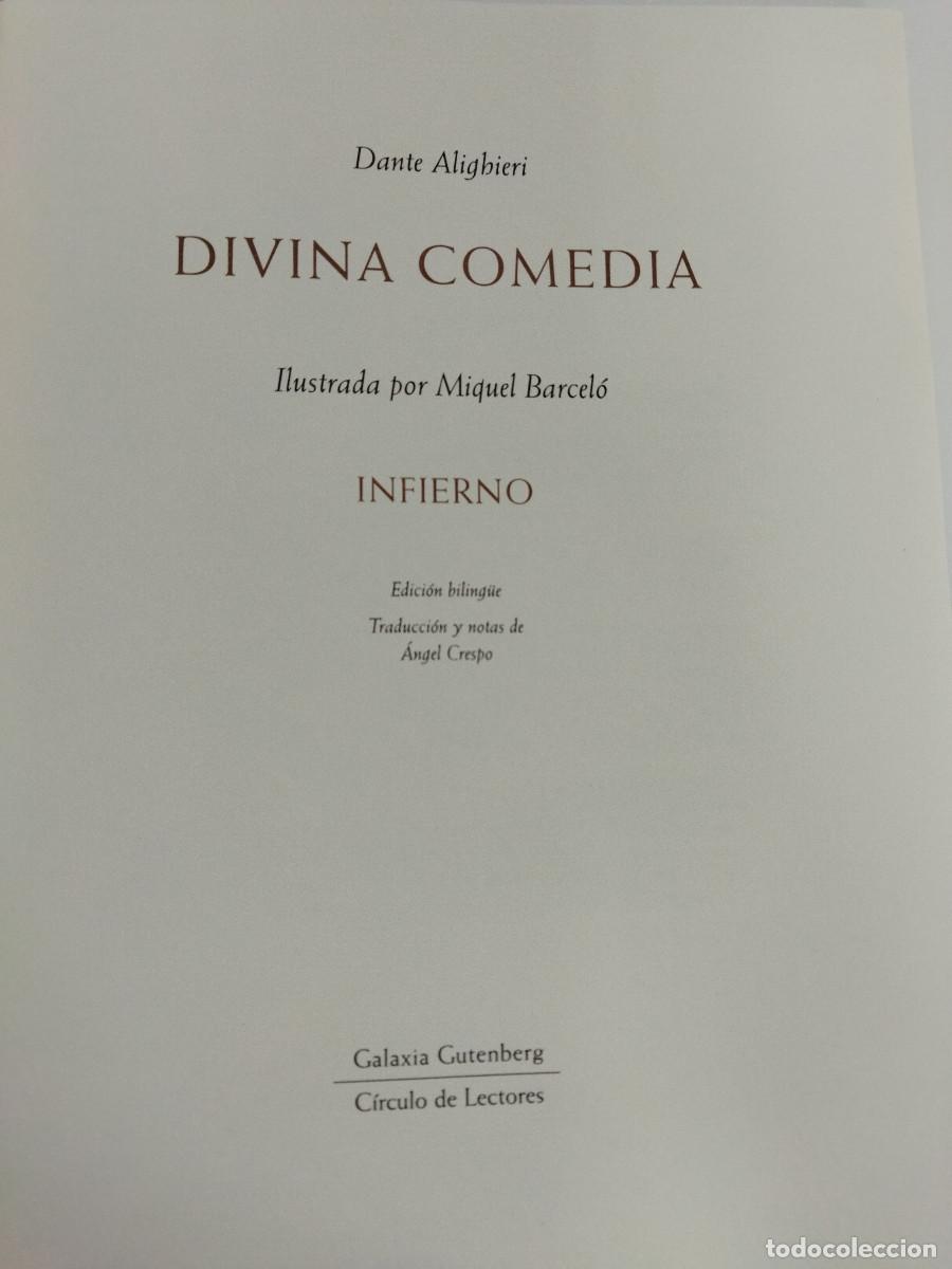 Libros de segunda mano: 3 Libros de la Divina Comedia Dante / Barcel&oacute; - Foto 14
