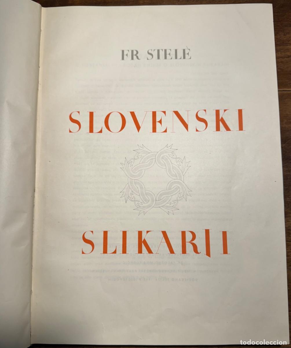 Second hand books: France Stele. Slovenski Slitarji