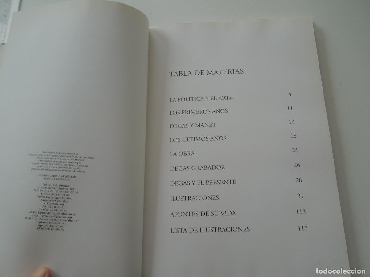 Libros de segunda mano: EDGAR DEGAS - TIMM SCHNEIDERS - IBERLIBRO 2000. - Foto 4