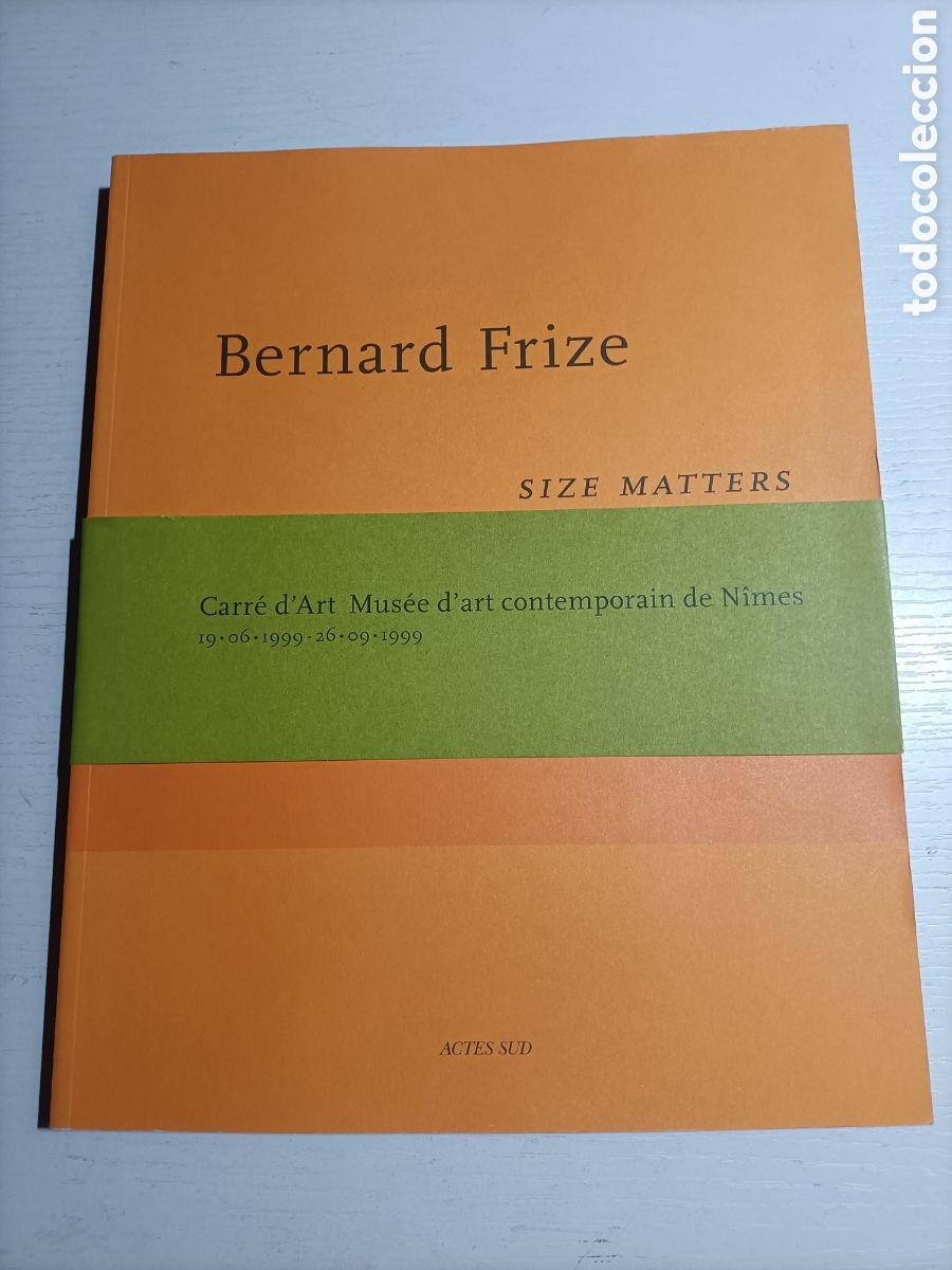 Libros de segunda mano: Bernard Frize Size Matters. Musee d'Art contemporain de Nimes 1999
