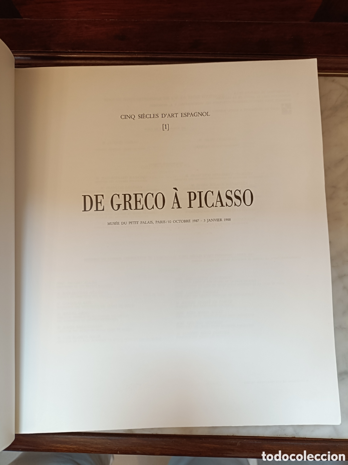 Libros de segunda mano: DE GRECO A PICASSO. MUSEE DU PETIT PALAIS. - Foto 5